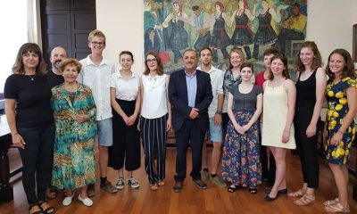 Εννιά Αυστριακοί μαθητές στο δήμαρχο