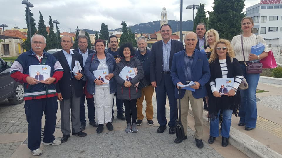 Περιοδεία του Στράτου Καρίκη στην Ιαλυσό  