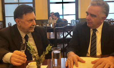 Συνάντηση του Βασίλη Υψηλάντη με τον υφυπουργό Χωροταξίας και Αστικού Περιβάλλοντος