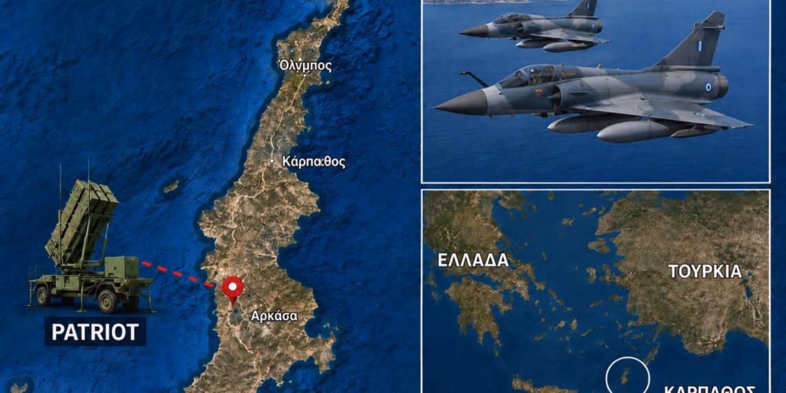 Φεύγουν οι Patriots από την Κάρπαθο και πάνε Mirage 2000-5 Φεύγουν οι Patriots από την Κάρπαθο και πάνε Mirage 2000-5